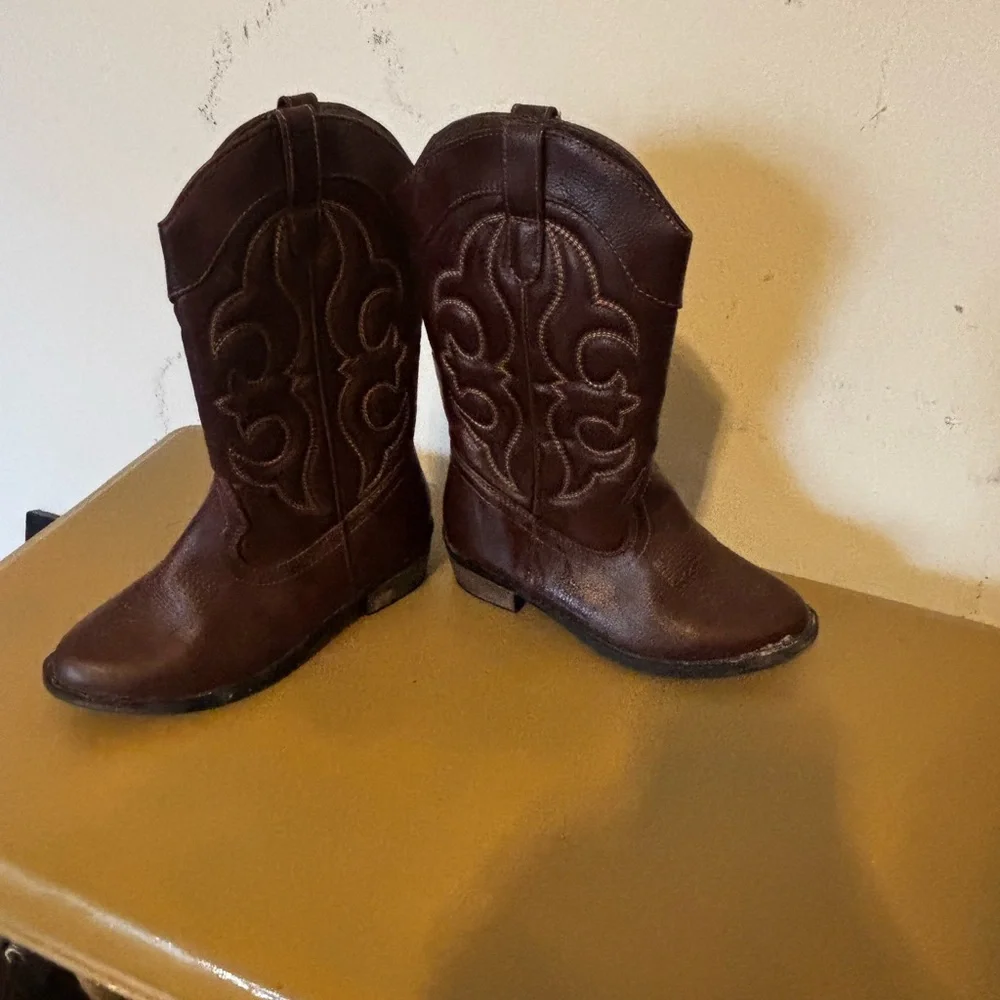 Cat & Jack Brown Kids Boots